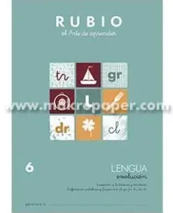 CUADERNO RUBIO LENGUA EVOLUCION 6/UNI