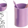 CUBILETE PORTALAPICES ARCHIVO 2000 ECOGREEN 100% RECICLADO COLOR MALVA PASTEL
