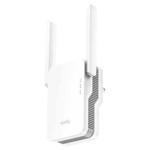 CUDY RE1800 EXTENSOR DE RANGO AX1800 WIFI 6 DOBLE BANDA - HASTA 1201MBPS - BOTON WPS - 2 ANTENAS EXTERNAS