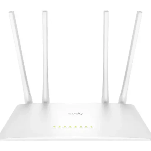 CUDY WR1200 SMART ROUTER WIFI AC1200 DOBLE BANDA - 1X PUERTO WAN 100/10 MBPS Y 4X PUERTOS LAN 100/10 MBPS - 4 ANTENAS EXTERNAS