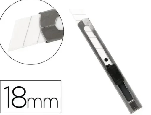 CUTER METALICO Q-CONNECT XD-C78 CUCHILLA ANCHA DE CERAMICA 155X20X18 MM
