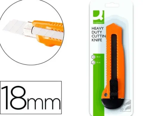 CUTTER CONNECT DE PLASTICO ANCHO CUCHILA 18 MM CS08749