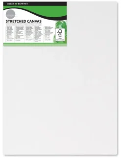 DALER ROWNEY SIMPLY BASTIDOR ENTELADO 18X24CM - IMPRIMACION TRIPLE - GRANO MEDIO - 100% ALGODON SIN ACIDO - 250G