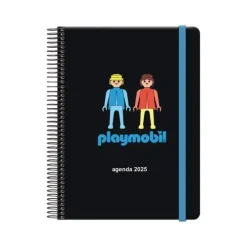 DOHE AGENDA ANUAL (2025) DOHE PLAYMOBIL ESPIRAL TAPA EXTRA CON GOMA 15X21 D/P