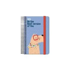 DOHE AGENDA ESPIRAL DOHE 2025 CUTE DOG DIA PAGINA TAPA PLASTIFICADA 150X210 MM