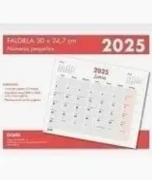 DOHE FALDILLA 30 X 24,7 CM NUMEROS GRANDES