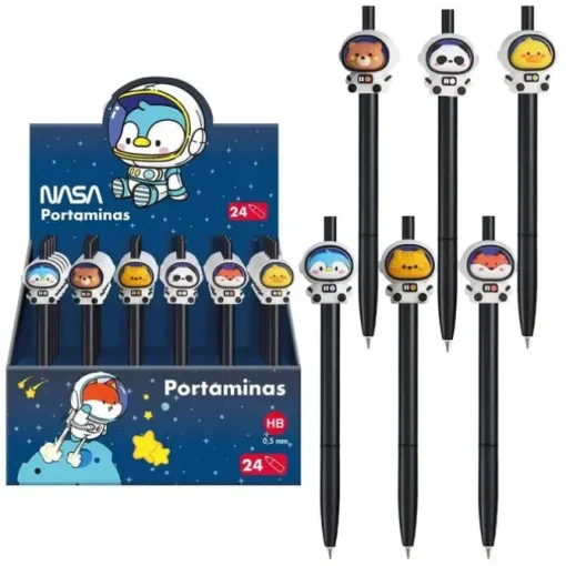 DOHE PORTAMINAS 0,5HB NASA ASTRONAUTAS ANIMALES SURTIDOS 79659