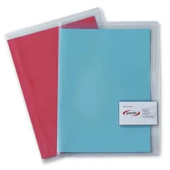 DOSSIER PARDO 215X35 PVC C/TARJETERO