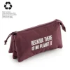 ECOALF ESTUCHE TRIPLE ROJO BURDEOS RECICLADO MR16323