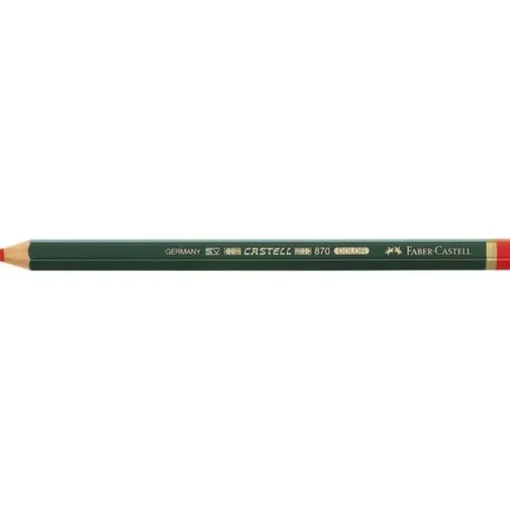 EDDING LAPIZ GRAF.FABER ROJO GRUESO HEXAGONA 117521 MAK125066