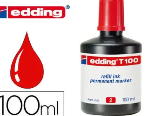 EDDING TINTA EDDING T-100 ROJA 10T100-02 MAK119837