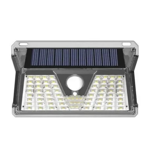 ELBAT APLIQUE LED SOLAR - 260LM - LUZ FRIA 6500K - SENSOR DE MOVIMIENTO - BATERIA 1200MAH