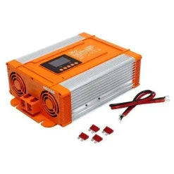 ELBAT CONVERTIDOR DE CORRIENTE ONDA PURA CON PANTALLA LCD 1200W - COLOR VARIOS