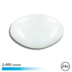 ELBAT LAMPARA LED DE TECHO - POTENCIA: 24W - LUMENES: 2400 - LUZ FRIA: 6500K - AC 175-265V - DIAMETRO: 35CM - ANGULO: 180º - 30.000 HORAS - COLOR BLANCO