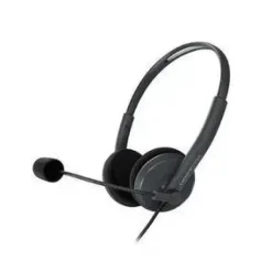 ENERGY SISTEM AURICULARES OFFICE 2 - PC/MAC/SMARTPHONE COMPATIBLE - 3.5MM PLUG - MICROFONO CON BRAZO RETRACTIL - COLOR NEGRO