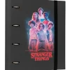 ERIK CARPEBLOC 4 ANILLAS PREMIUM STRANGER THINGS GOMA CIERRE CAT0101