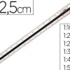 ESCALA M+R 1632.20 -1:100-200-250-300-400-500 -30 CM -ESTUCHE RIGIDO COLOR