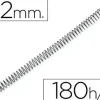ESPIRAL METALICO Q-CONNECT 64 5:1 22MM 1,2MM CAJA DE 100 UNIDADES