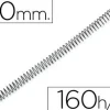 ESPIRAL METALICO Q-CONNECT 56 4:1 20MM 1,2MM CAJA DE 100 UNIDADES