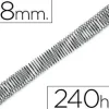ESPIRAL METALICO Q-CONNECT 64 5:1 28MM 1,2MM CAJA DE 50 UNIDADES