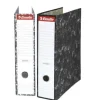 ESSELTE ARCHIVADOR A4 DE PALANCA - CARTON - CANTONERAS METALICAS - LOMO 75MM - CAPACIDAD PARA 500 HOJAS - COLOR NEGRO JASPEADO