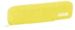 ESTUCHE SAFTA SILICONA AMARILLO ESTRECHO GOMA GLITTER PURPURINA 812195884