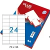 ETIQUETA PLUS A4 70X35MM 10 HOJAS 240 ETIQUETAS 035858