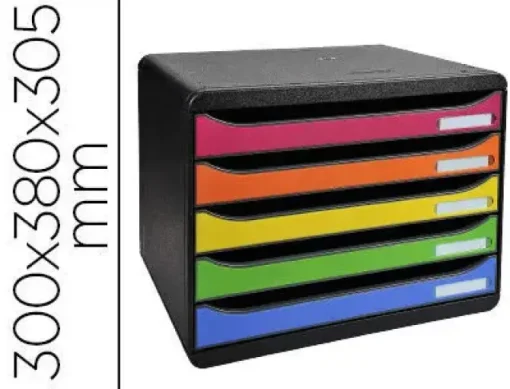 EXACLAIR MODULO EXAC.5CAJON BIG APA NEGR/COLOR 308798D MAK181066