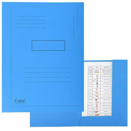 EXACLAIR SUBCARPETA EXACOMPTA A4 2SOL.AZUL 445006E MAK180921