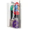 EXPOSITOR MURAL ARCHIVO 2000 METACRILATO 1/3 DIN A4 TRANSPARENTE 110X45X180 MM UN COMPARTIMIENTO