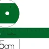 FABER CASTELL REGLA GRADUADA 15 CM VERDE REF. 810 CS06986