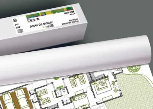 FABRISA PLUS BOBINA DE PAPEL PARA PLOTTER 80GR - MEDIDAS 610MM X 50M