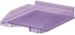 FAIBO BANDEJA APILABLES VIOLETA LILA TRANSLUCIDO 350X250X65MM 93TR-68