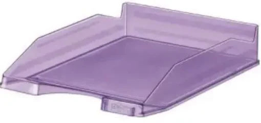 FAIBO BANDEJA APILABLES VIOLETA LILA TRANSLUCIDO 350X250X65MM 93TR-68