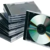 FELLOWES PACK DE 10 CAJAS CD TRANSPARENTES/NEGRO REF. CCS55311