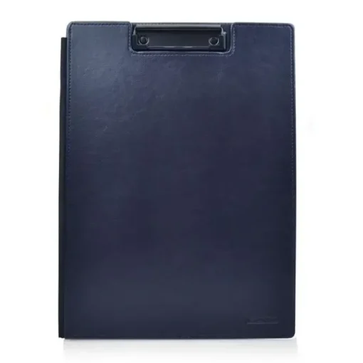 FRAGA CARPETA MINICLIP EN PIEL DYNAMIC COLOR AZUL TAMAÑO FOLIO FR79226