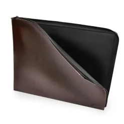 FRAGA CARTERA CREMALLERA PIEL DYNAMIC COLOR MARRON A4 FOLIO FR75476