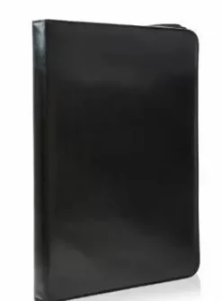 FRAGA PORTAFOLIOS PIEL DYNAMIC COLOR NEGRO TAMAÑO CUARTILLA A5 CREMALLERA FR74566