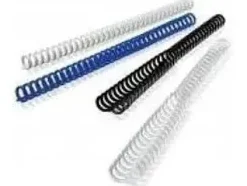 GBC CAJA DE 50 CANUTILLOS IBICLICK DE 16 MM.CAPACIDAD PARA 145 HOJAS.COLOR BLANCO.REF. 387340E