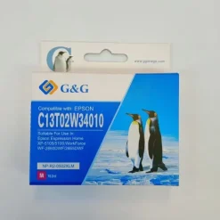 G&G EPSON 502XL MAGENTA CARTUCHO DE TINTA GENERICO - REEMPLAZA C13T02W34010/C13T02V34010