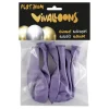 GLOBO 100% LATEX BIODEGRADABLE LILA BLISTER DE 6 UNIDADES