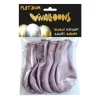 GLOBO 100% LATEX BIODEGRADABLE ROSA MEDIANOCHE BLISTER DE 6 UNIDADES