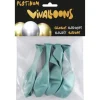 GLOBO 100% LATEX BIODEGRADABLE VERDE ESMERALDA BLISTER DE 6 UNIDADES