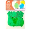 GLOBOS VERDE PISTACHO BOLSA DE 20 UNIDADES