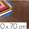GOMA EVA CON PURPURINA LIDERPAPEL 50X70CM 60G/ M2 ESPESOR 2 MM MARRON