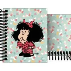 GRAFOPLAS CUADERNO FORRADO A7 CUADRO 5 MM MAFALDA 25 25 PIJA