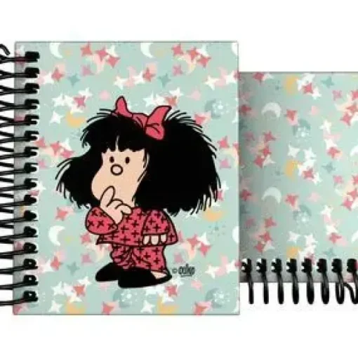 GRAFOPLAS CUADERNO FORRADO A7 CUADRO 5 MM MAFALDA 25 25 PIJA