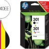 HP 301 NEGRO + COLOR PACK DE 2 CARTUCHOS DE TINTA ORIGINALES - N9J72AE