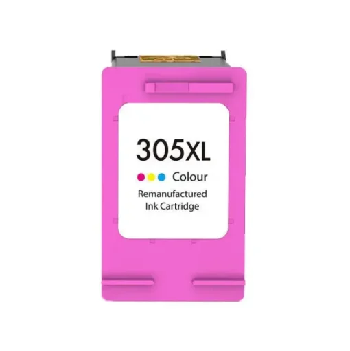 HP 305XL COLOR CARTUCHO DE TINTA REMANUFACTURADO - MUESTRA NIVEL DE TINTA - REEMPLAZA 3YM63AE/3YM60AE