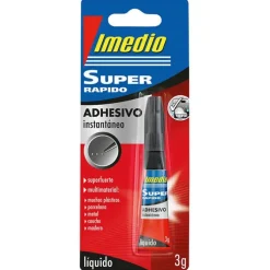 IMEDIO SUPER RAPIDO PEGAMENTO INSTANTANEO 3GR - TRANSPARENTE - MULTIMATERIAL
